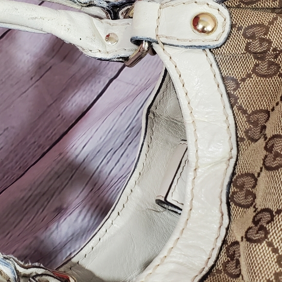 GUCCI GG SIGNATURE SUKEY HOBO BAG - Picture 10 of 15